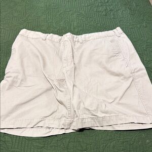 St. John's Bay Cream Flat Front Men Shorts